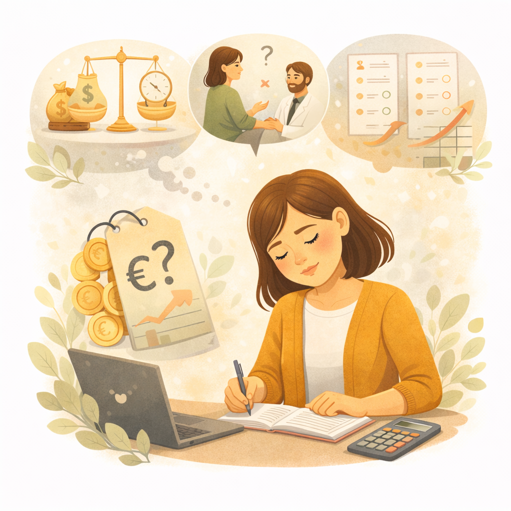 Fixer ses tarifs quand on est praticien bien-être : ce qui bloque vraiment (et pourquoi)