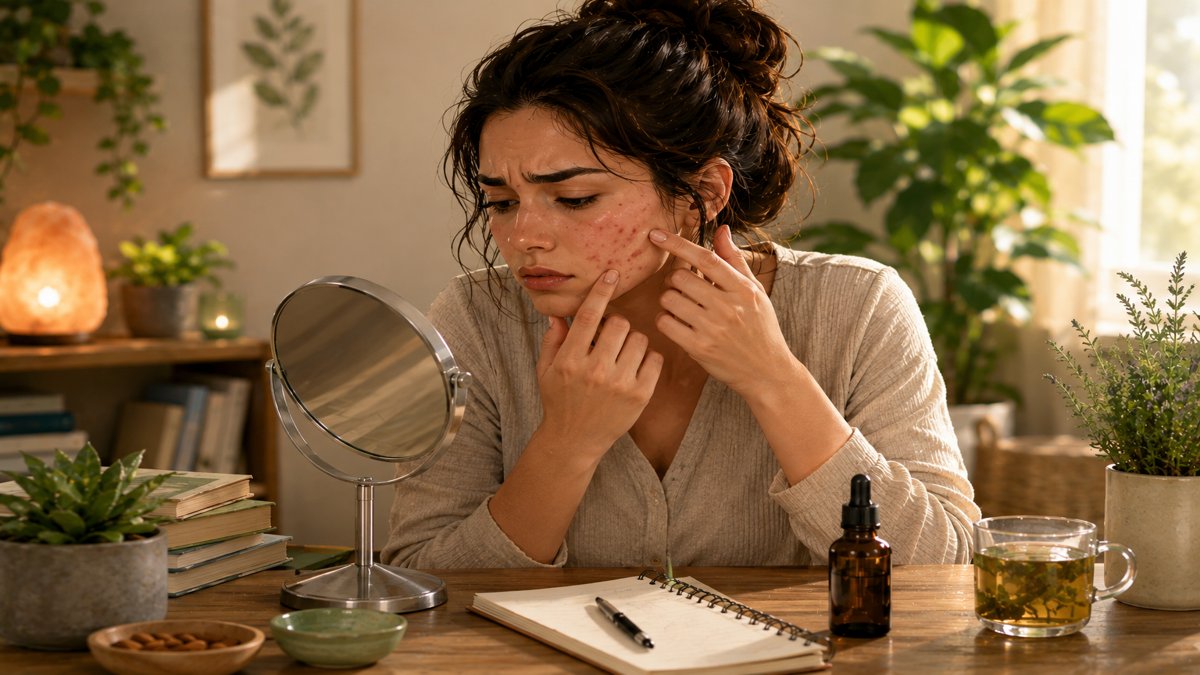 Boutons de stress : reconnaître, comprendre et traiter l'acné émotionnelle naturellement