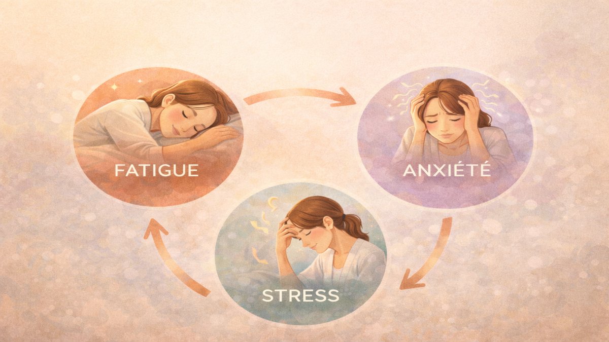Fatigue, stress et anxiété : comprendre le cercle pour retrouver un équilibre