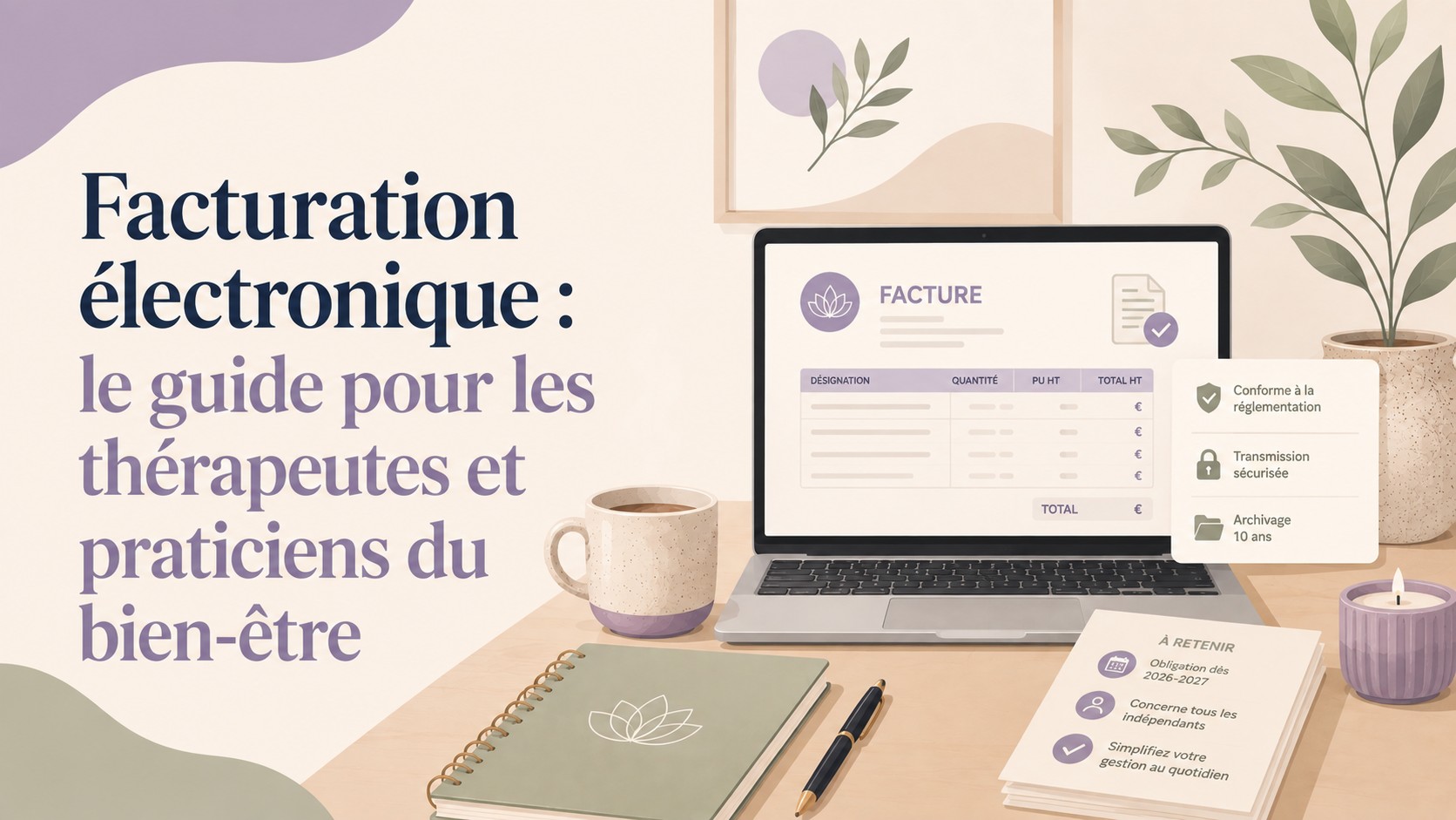 Facturation électronique : le guide pour les thérapeutes et praticiens du bien-être