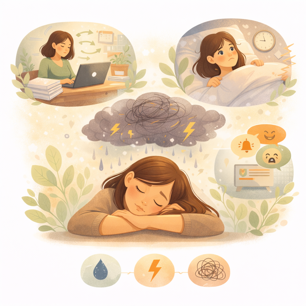 Fatigue liée au stress : comprendre pourquoi l’énergie ne revient plus