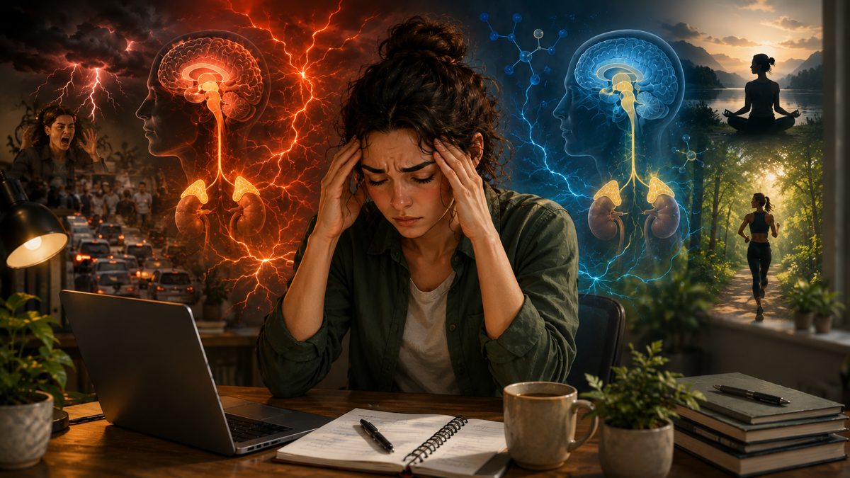Hormone du stress : cortisol et adrénaline, ce que votre corps fait vraiment sous pression