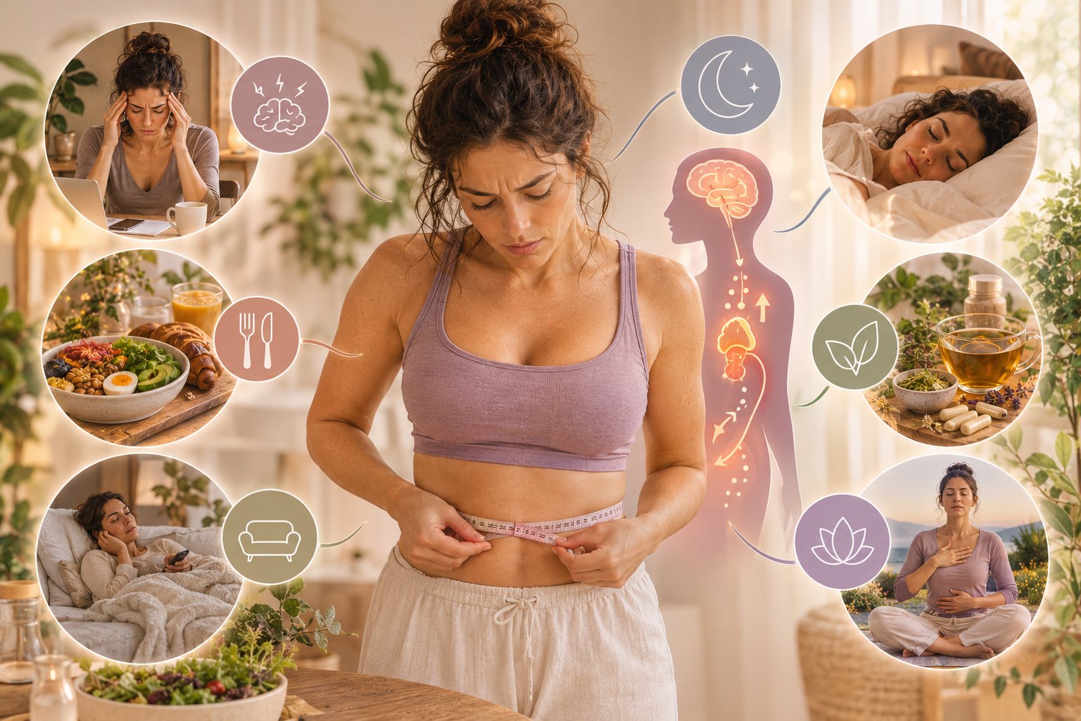 Prise de poids abdominale : pourquoi le cortisol change tout