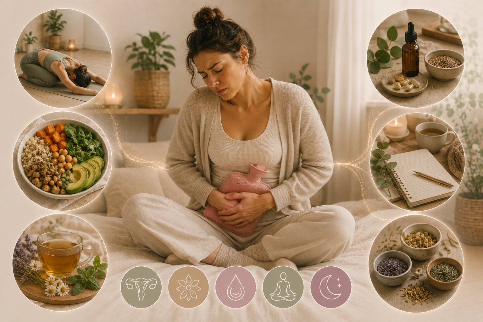 Règles douloureuses et syndrome prémenstruel : causes et solutions naturelles durables