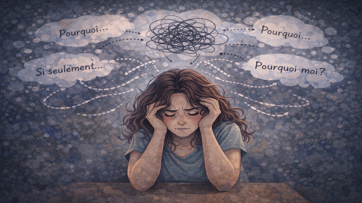Rumination mentale : pourquoi les pensées tournent en boucle (et comment s'en libére