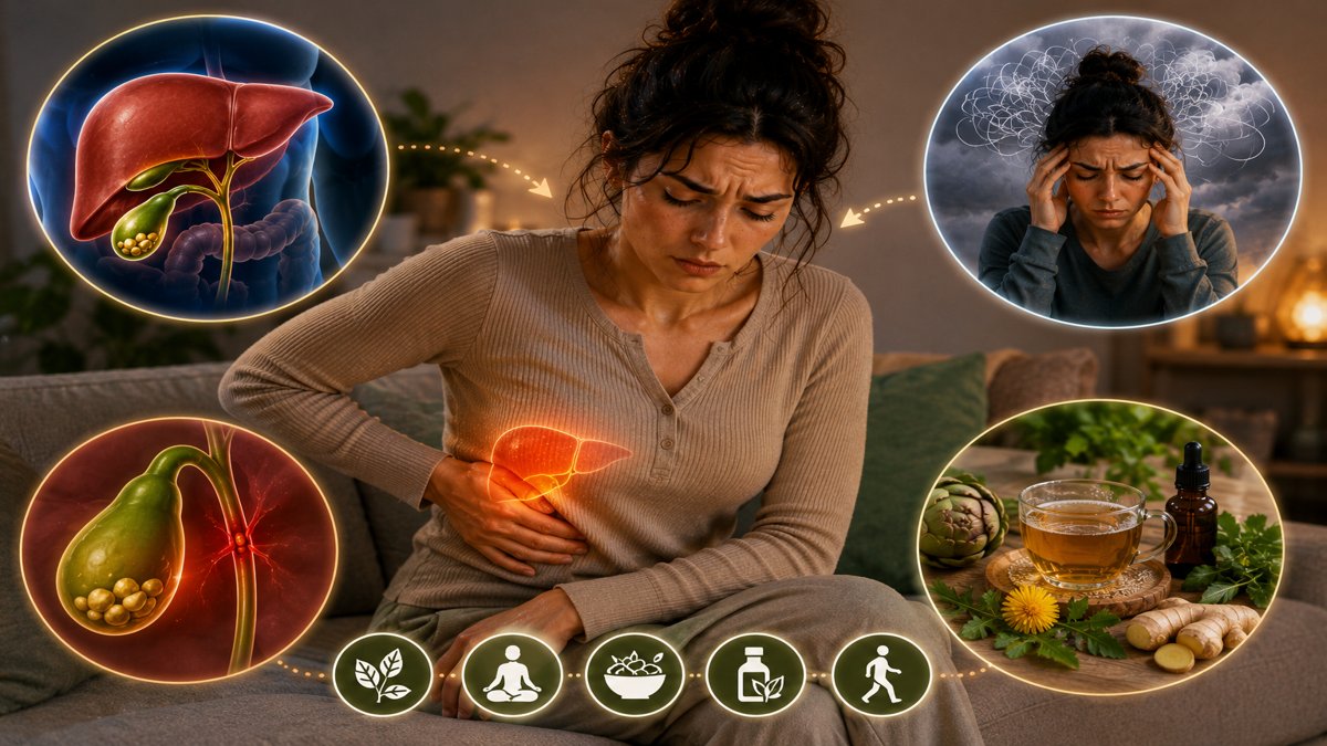 Douleur vésicule biliaire et stress : le mécanisme expliqué et les solutions naturelles